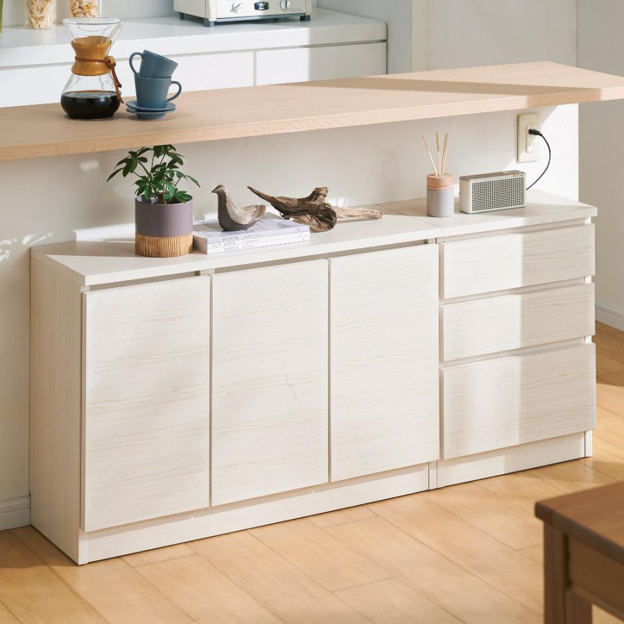 dinos（ディノス） ≪幅90cm・3枚扉≫ 高さ60cm！カウンターテーブル下