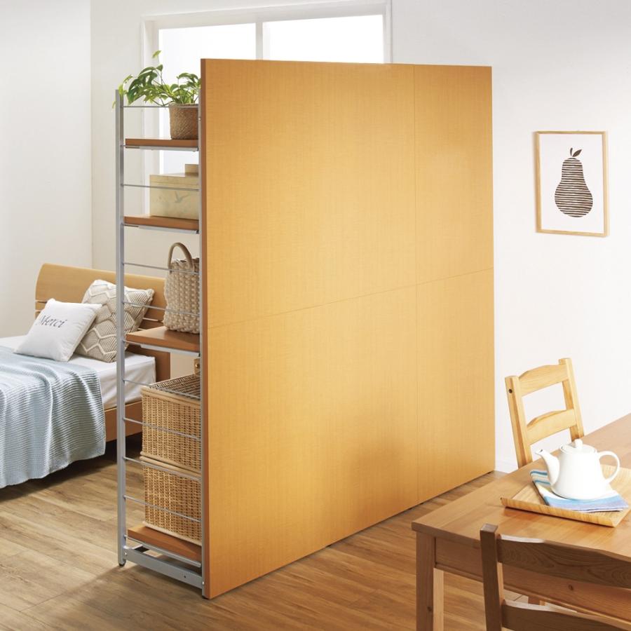 dinos（ディノス） お手軽間仕切り パネル収納ハンガーラック 板タイプ