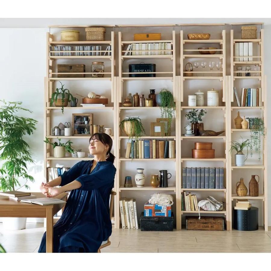 dinos（ディノス） 日本製東濃檜 国産頑丈突っ張りシェルフ 幅60cm奥行