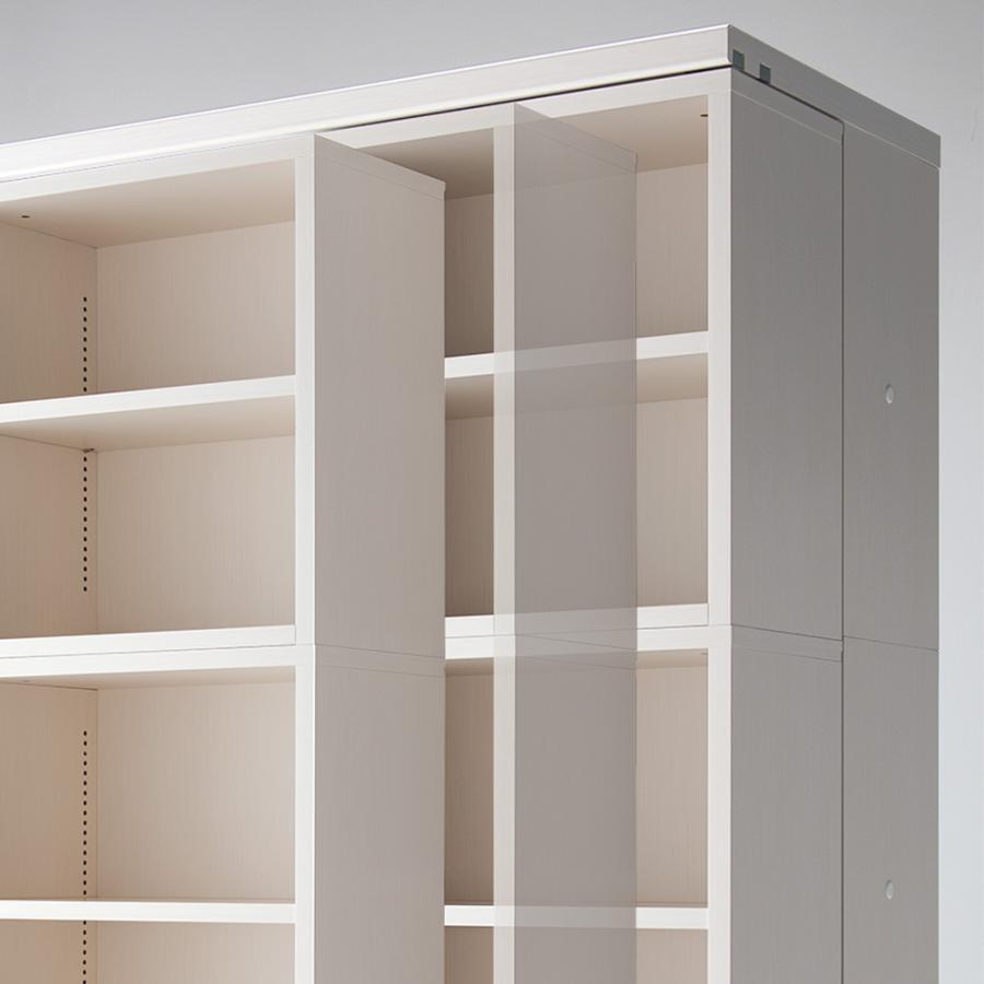 dinos（ディノス） 本格仕様 快適スライド書棚 オープン・上置き付き 4