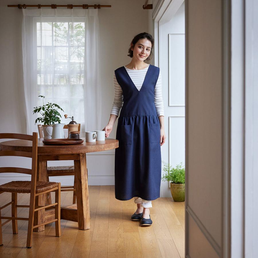 生活雑貨 瀧本真奈美さんとつくった2WAYワンピースエプロン エプロン