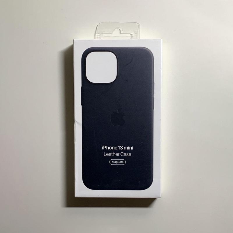 Apple純正 MagSafe対応 iPhone 13 mini レザーケース・ミッドナイト