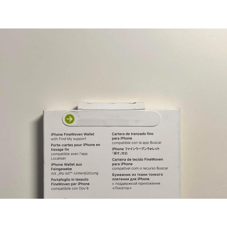 Apple Apple純正 MagSafe対応 iPhoneファインウーブンウォレット