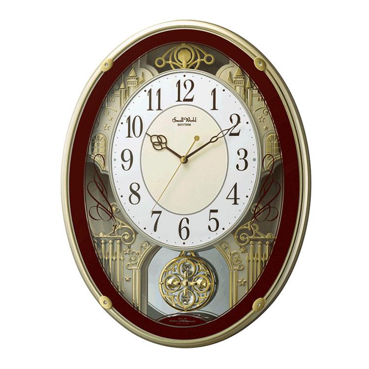 スモールワールド からくり時計 リズム時計 掛け時計 メロディクロック