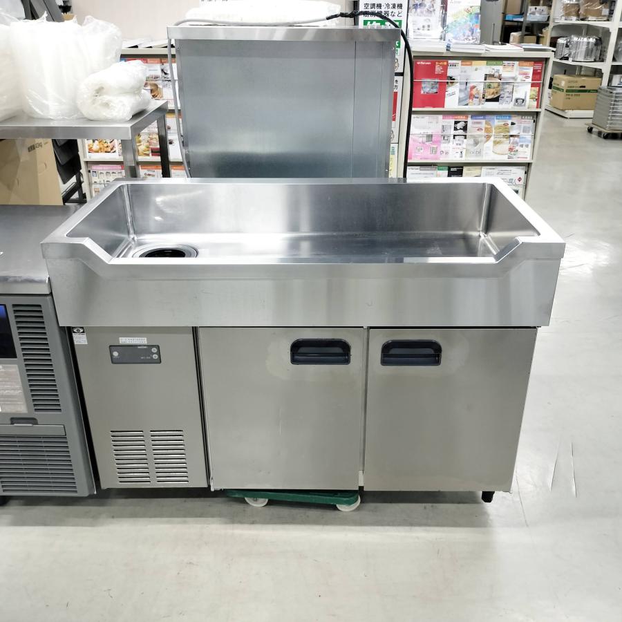 舟形シンク付きコールドテーブル 大和冷機 4461CDSF 中古 : 業務用厨房