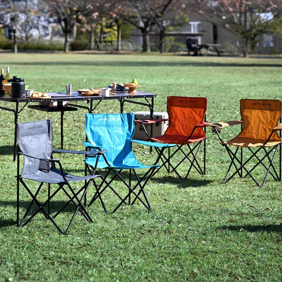 山善（YAMAZEN） アウトドアチェア 2脚セット 軽量 折りたたみ