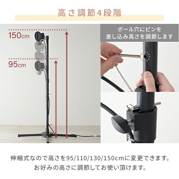 山善（YAMAZEN） ヒーター 防水 屋外用 グラファイトヒーター 超速暖