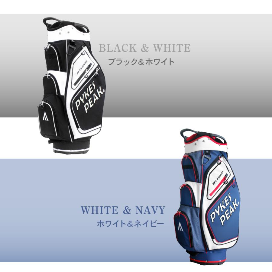 PYKES PEAK（パイクスピーク） キャディバッグ ゴルフバッグ ゴルフ