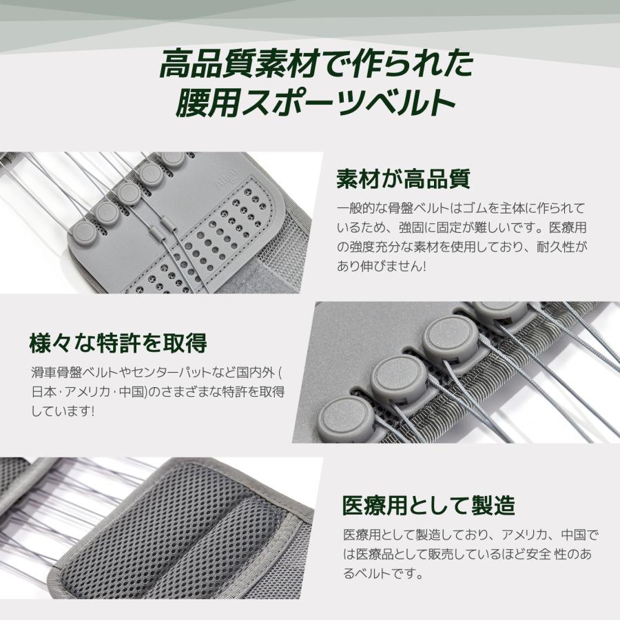 Allgu オールグー スポーツベルト 骨盤ベルト 腰痛 サポーター