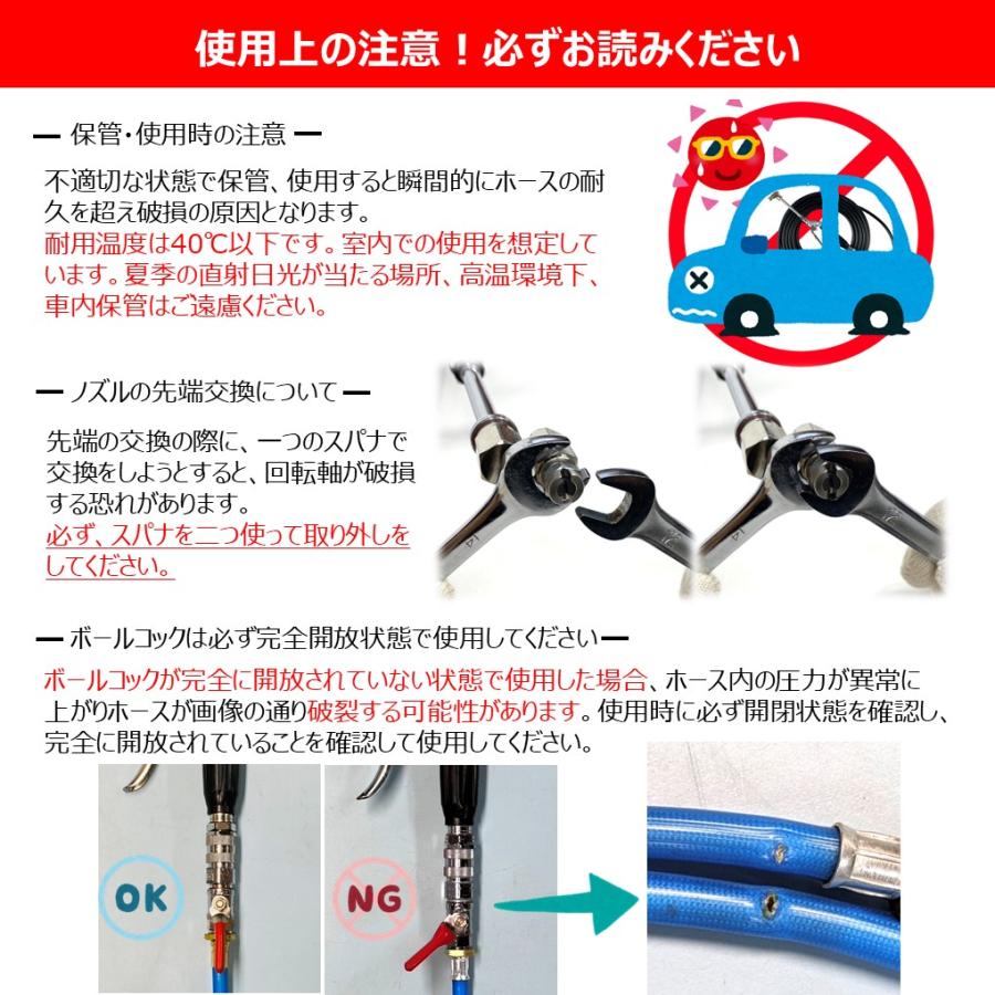 ケルヒャー（KARCHER） K2クラシック ねじ式 専用 高圧ホース 20m 軽く