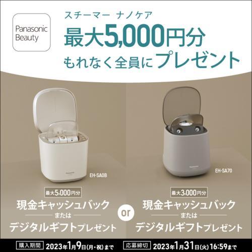 Panasonic（パナソニック） 【長期5年保証付】 EH-SA70-H スチーマー