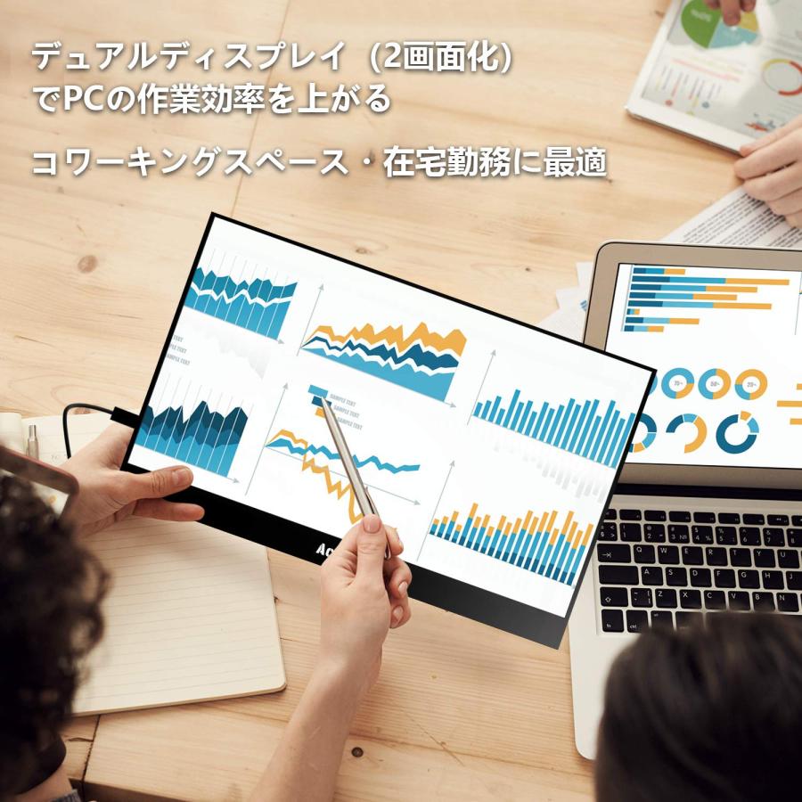 Acouto XC17 モバイルモニター 17.3インチ 疲れ目軽減/青色光源を低減