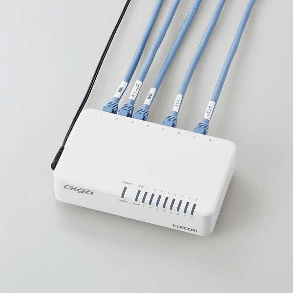 ELECOM（エレコム） スイッチングハブ 1000BASE-T対応 プラスチック筐