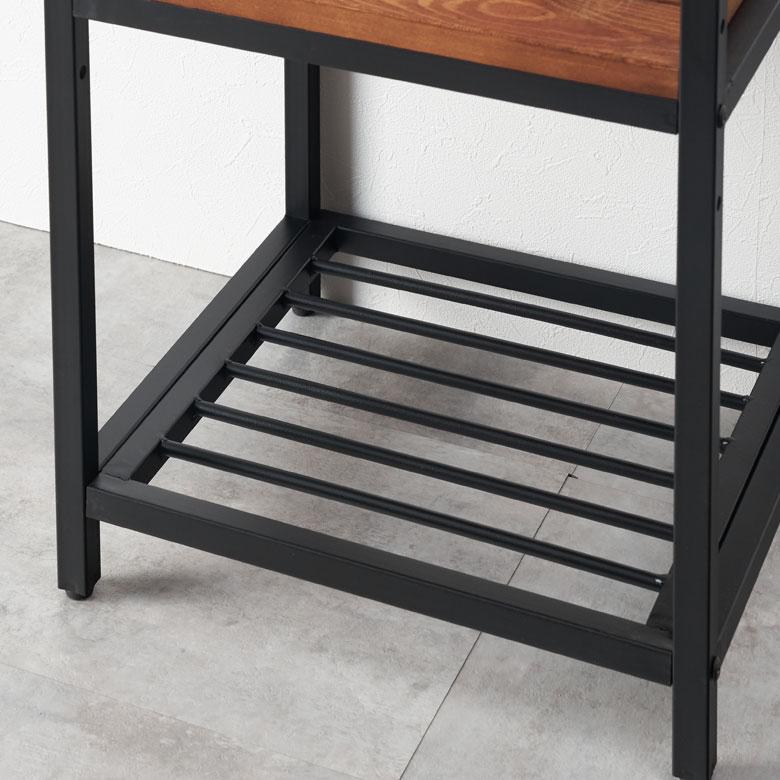 ELEMENTS シェルフ 棚 ラック 天然木製 オープンシェルフ オープン