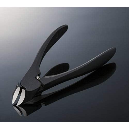 SUWADA スワダ つめ切り(ネイルニッパー) ブラックL 黒缶ケース入り