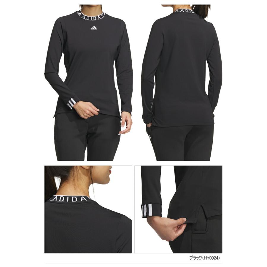 adidas（アディダス） ゴルフ COLD. RDY ジャカード モックネック L/S