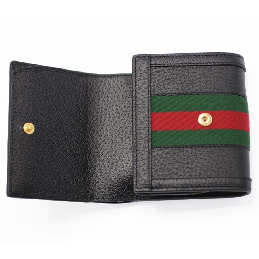 GUCCI（グッチ） GUCCI 719887DJ2DG 1060 二つ折り財布 ブラック 黒