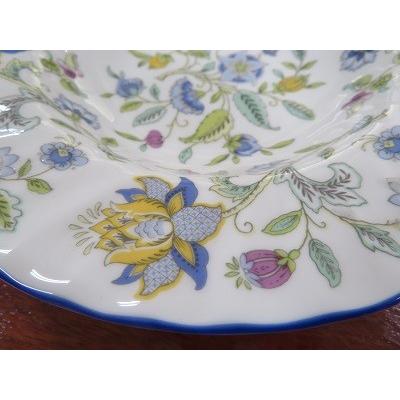 MINTON（ミントン） 英国製 ハドンホール ブルー 21cmプレート 深型