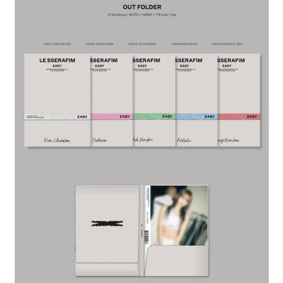 LE SSERAFIM - EASY COMPACT ver CD 公式 アルバム 韓国盤 ル