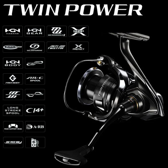 シマノ（SHIMANO） 24 ツインパワー 4000PG (2024年モデル) スピニング