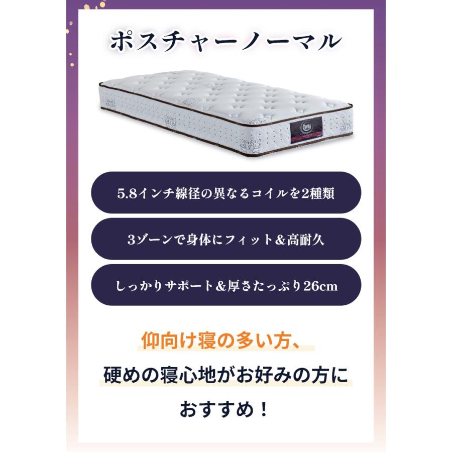 Serta（サータ） マットレス ポスチャーノーマル5.8 シングル S 開梱