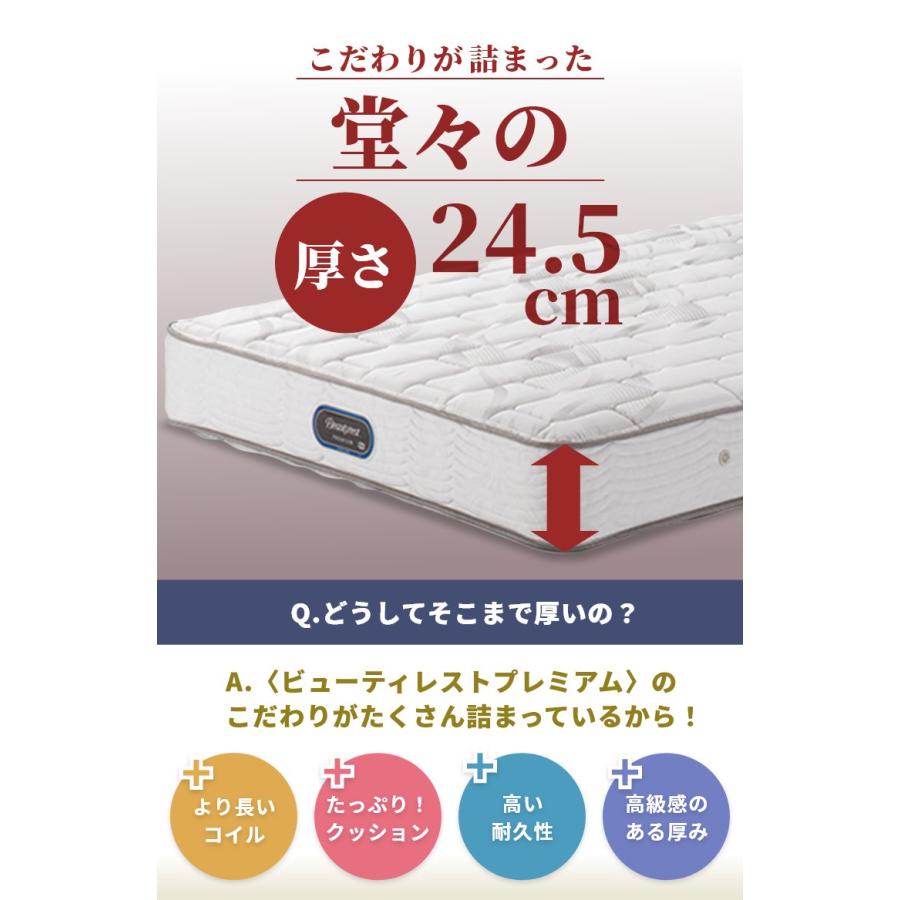 SIMMONS（シモンズ） レビュー特典 マットレス セミダブル エクストラ