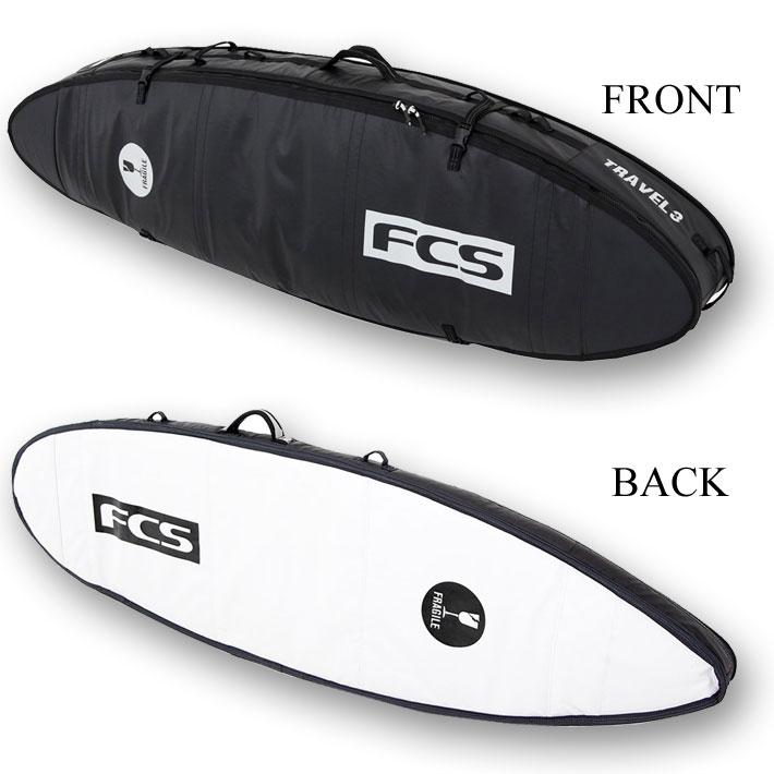 FCS サーフボードケース ハードケース TRAVEL3 6'3 ALL PURPOSE