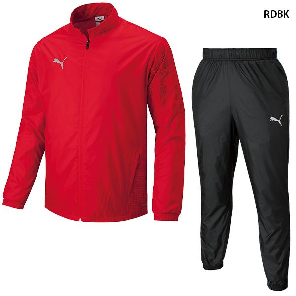 PUMA（プーマ） TEAMCUP ウラトリコット ウーブンジャケット&パンツ