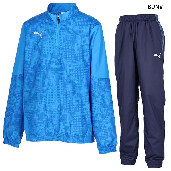 PUMA（プーマ） TEAMCUP ウラトリコット ピステトップ&パンツ JR
