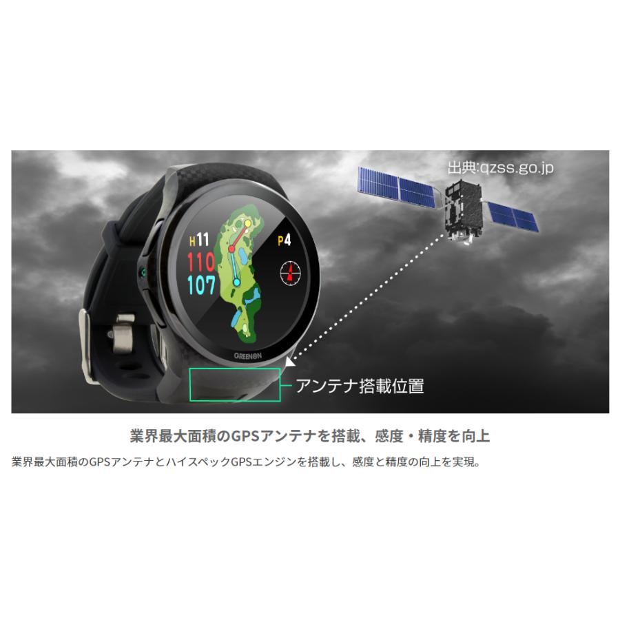 GREENON（グリーンオン） A1III ゴルフGPSナビ ウォッチ 有機ELタッチ