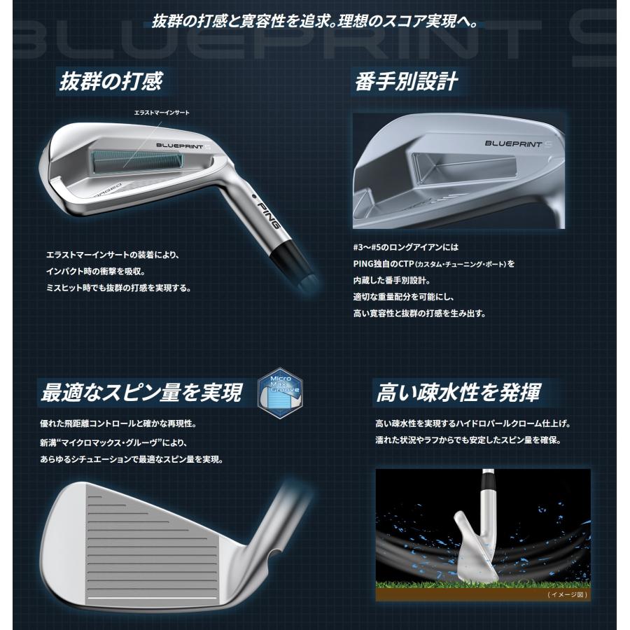 PING（ピン） BLUEPRINT S ブループリント エス アイアン スチール
