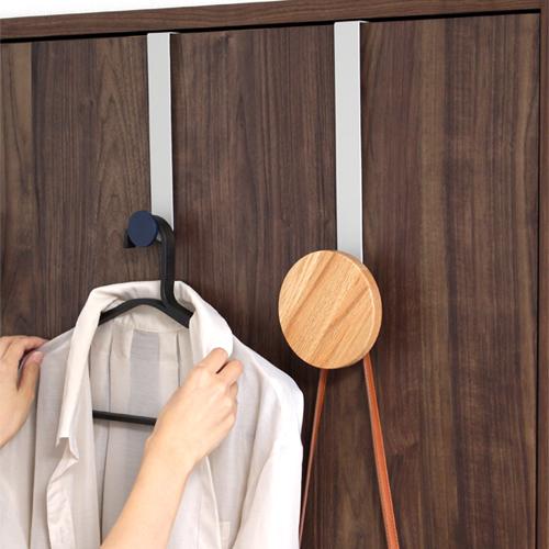 3/8はポイント10倍／ ドアフック ハンガー L オーク 木製 ドアハンガー