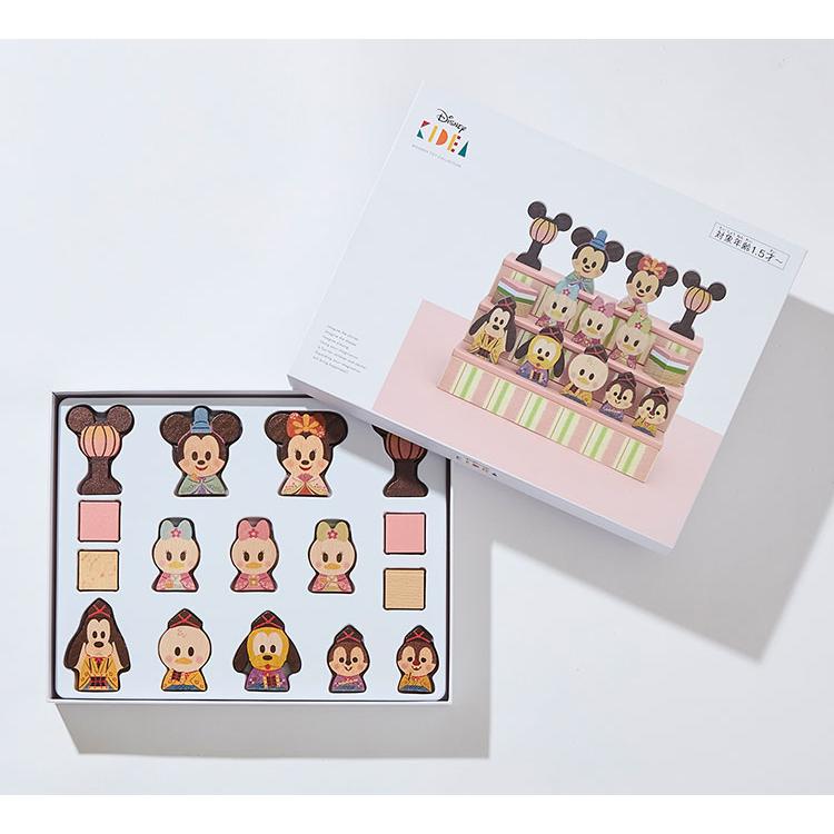Disney｜KIDEA キャラクターハンカチ付 KIDEA＆BLOCK おひなさま