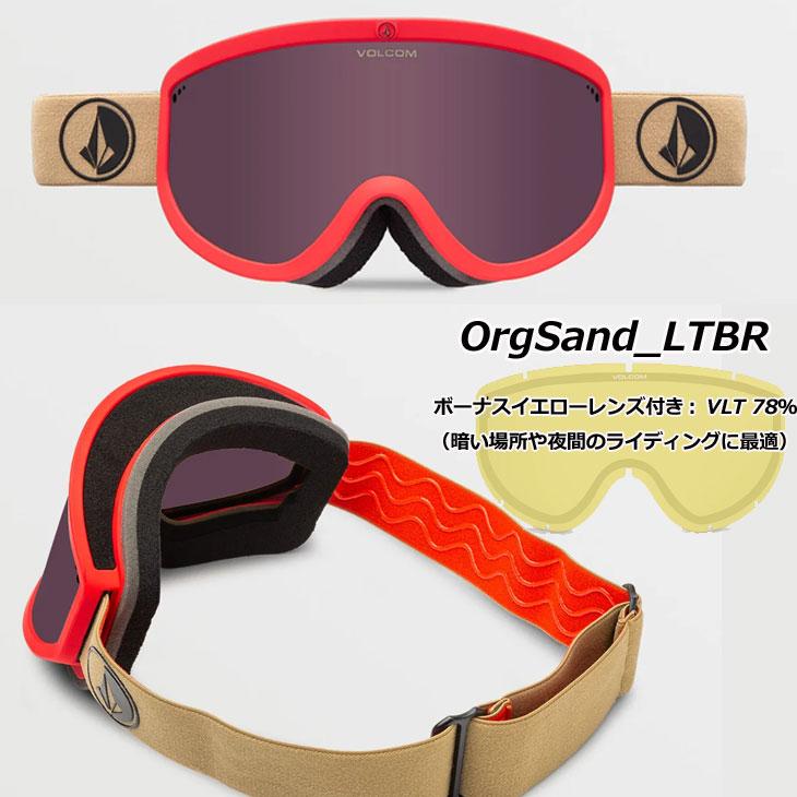 VOLCOM（ボルコム） 23-24 スノボ ゴーグル SNOW Footprints Goggle