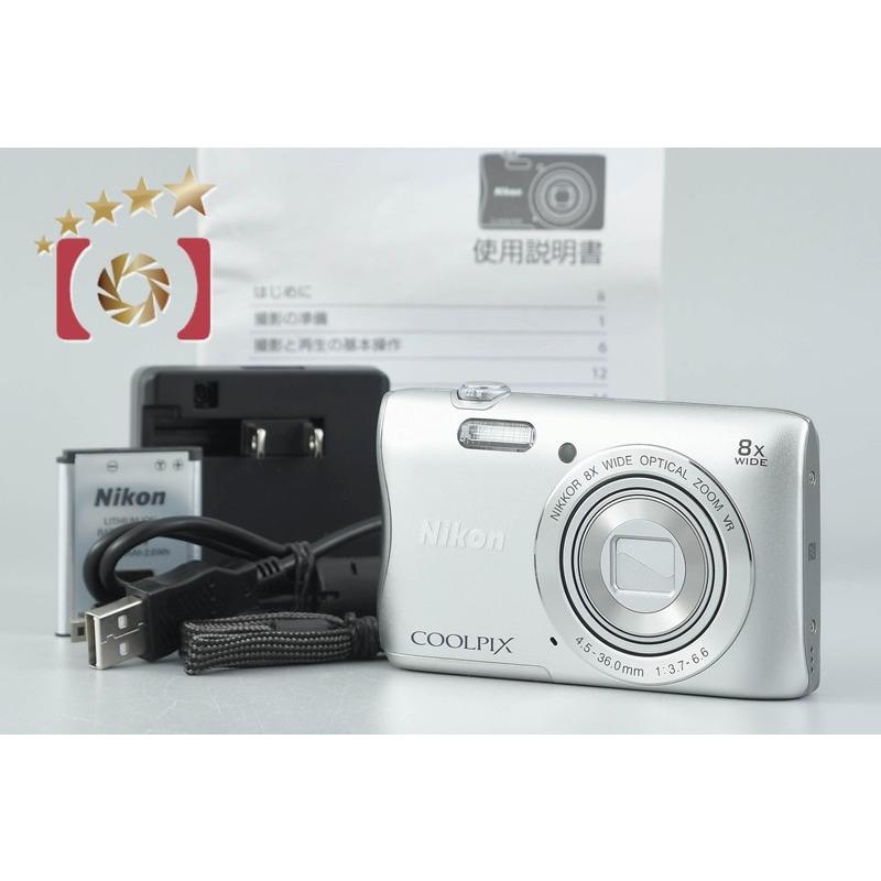 ニコン（Nikon） 【中古】Nikon COOLPIX S3700 シルバー コンパクト