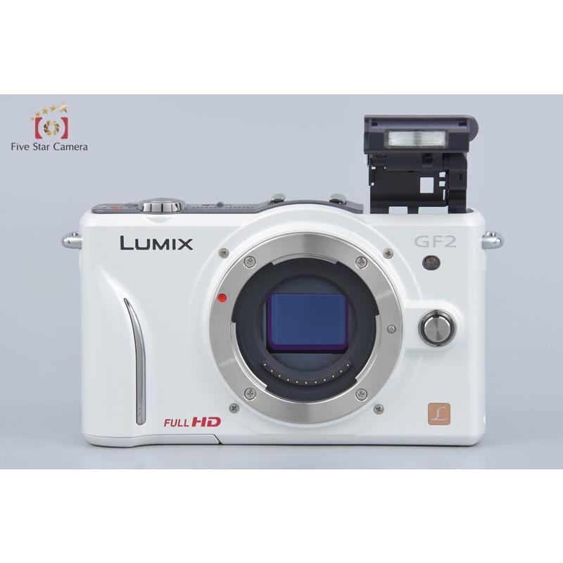 LUMIX 【中古】Panasonic パナソニック DMC-GF2 ホワイト + G VARIO 14