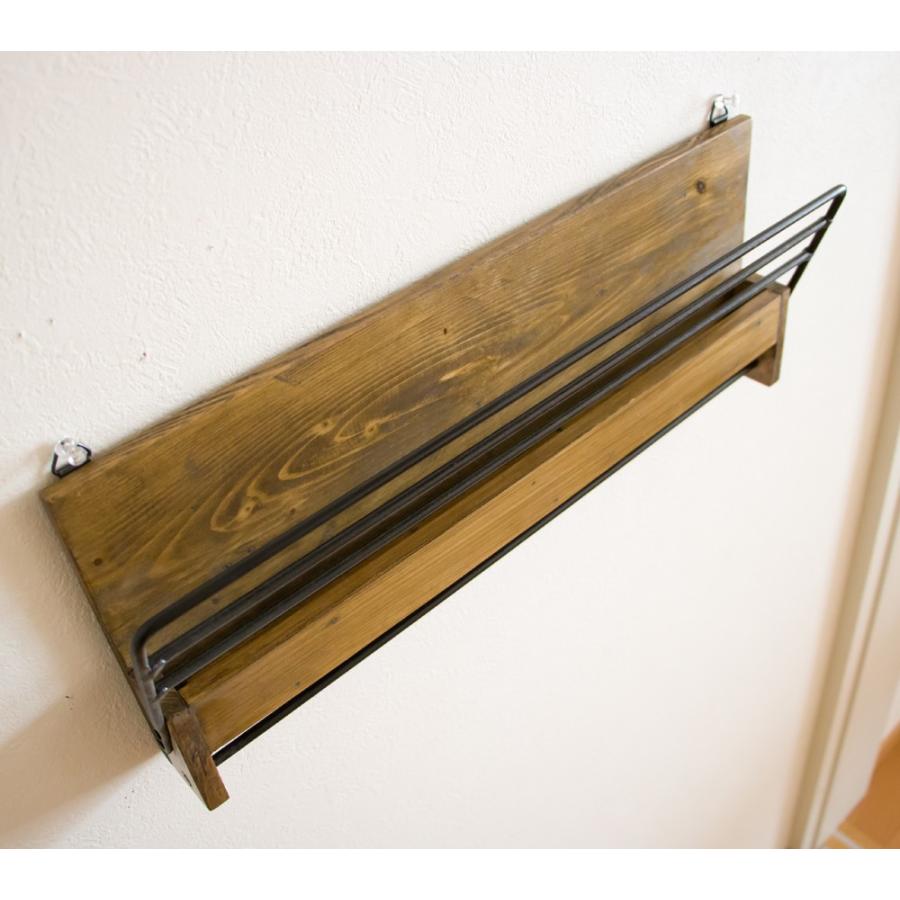 ニュースペーパーラック L バー付き 新聞ラック マガジンラック