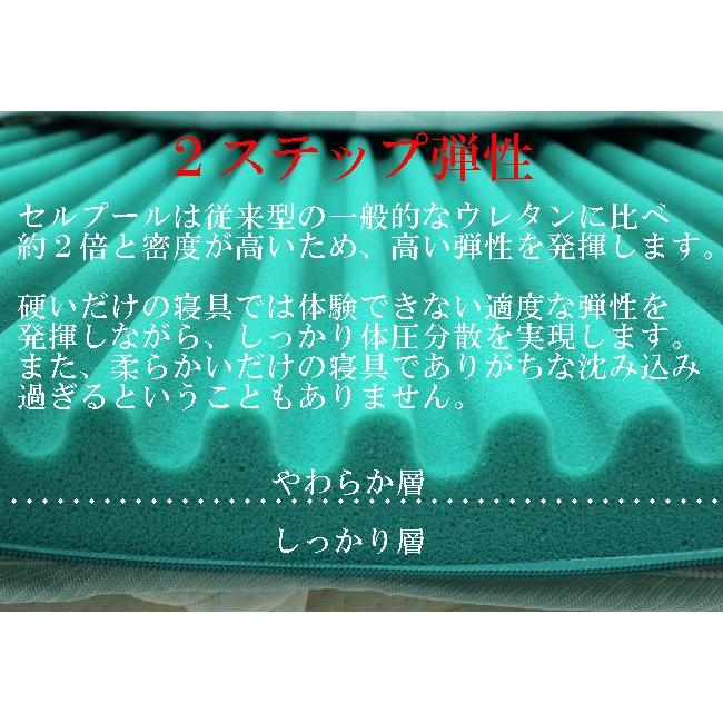 cellpur（セルプール） NEWハイブリッドマットレスEX シングル