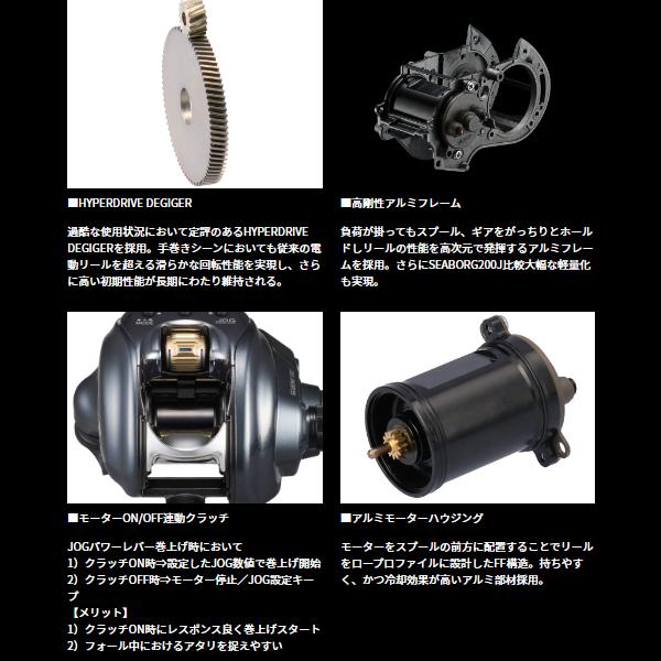 DAIWA（ダイワ） 24 シーボーグ 100J (2024年 8月新製品) : 釣具
