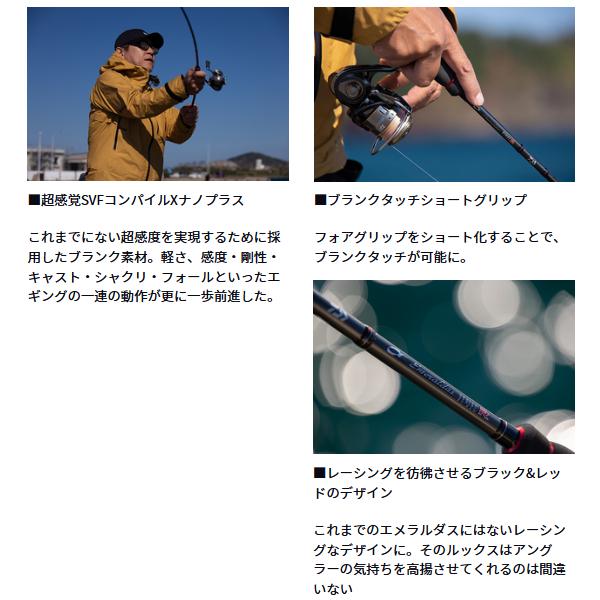 DAIWA（ダイワ） エメラルダス ストイスト RT IL 84MLM エギングロッド