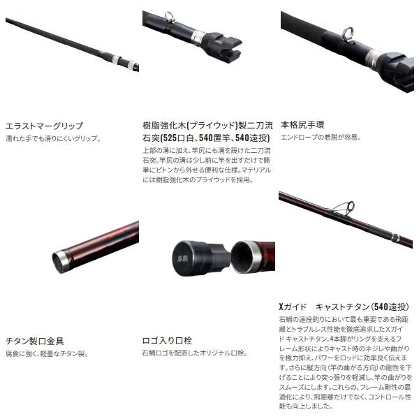 シマノ（SHIMANO） （25年2月新商品） 25 極翔 石鯛 525 口白 （仕舞