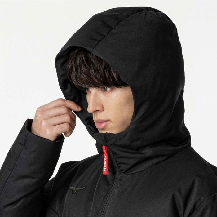 ミズノ モレリア ダウンハーフコート mizuno サッカー フットサル