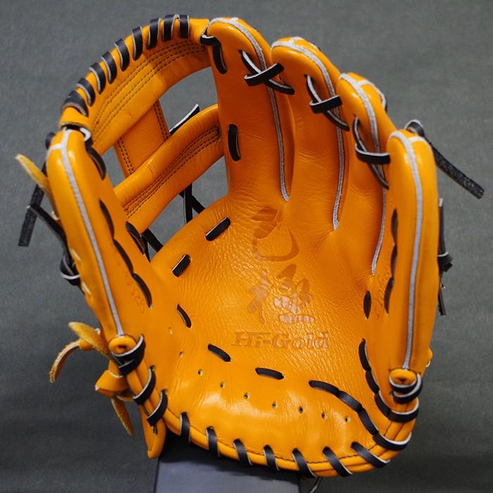 軟式 グラブ 己極 内野 ハイゴールド(HI-GOLD) 【野球・ソフト
