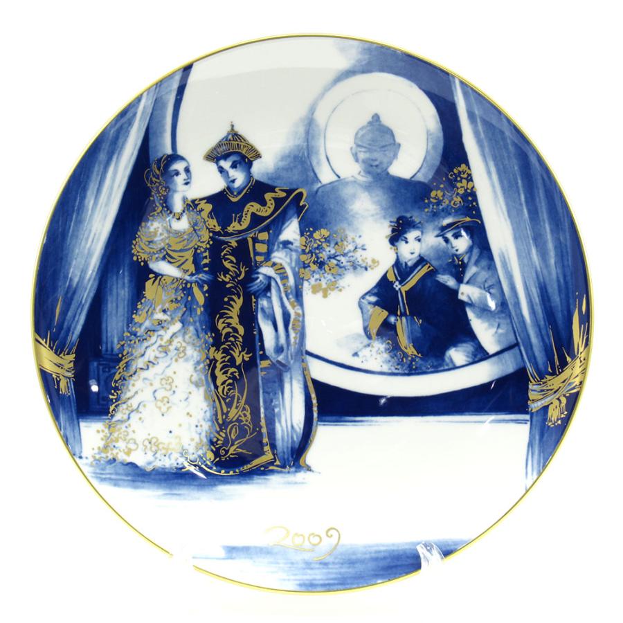 マイセン Meissen 2009年 「微笑みの国」 イヤープレート 箱付き 美品