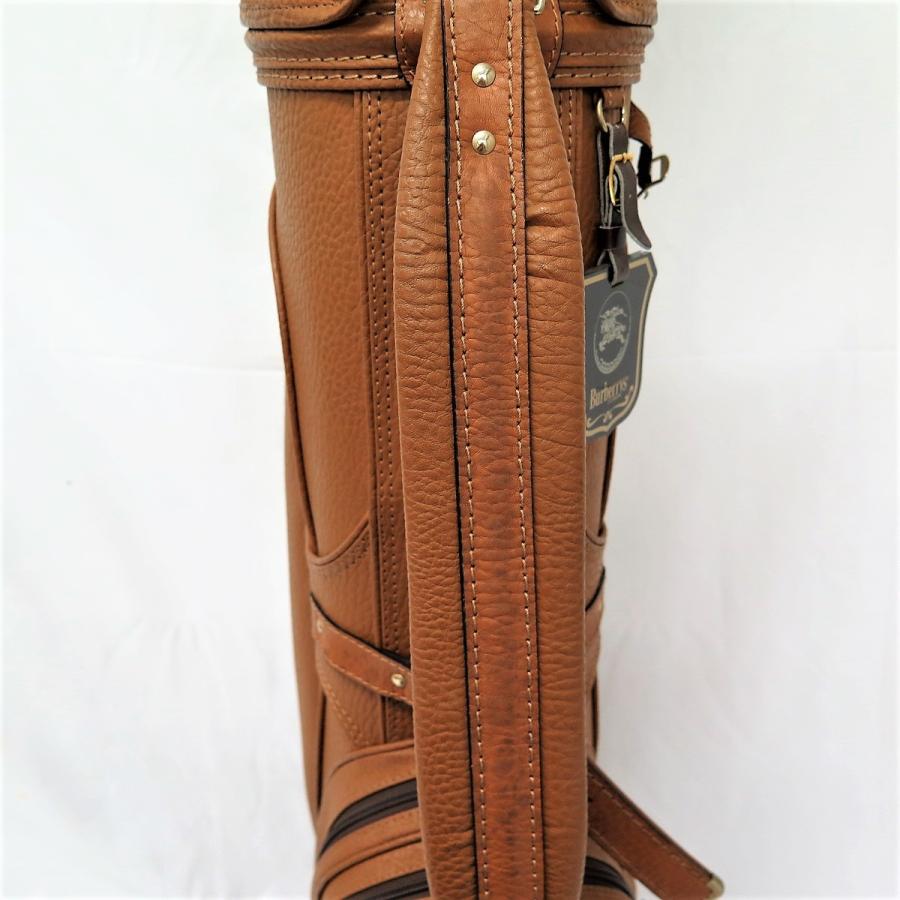 BURBERRY（バーバリー） ゴルフバッグ/キャディバッグ レザー ブラウン