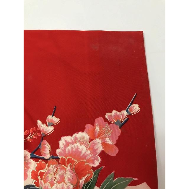 中古 七五三 正絹 3歳女児用 祝い着 着物 長襦袢 お被布 3点セット