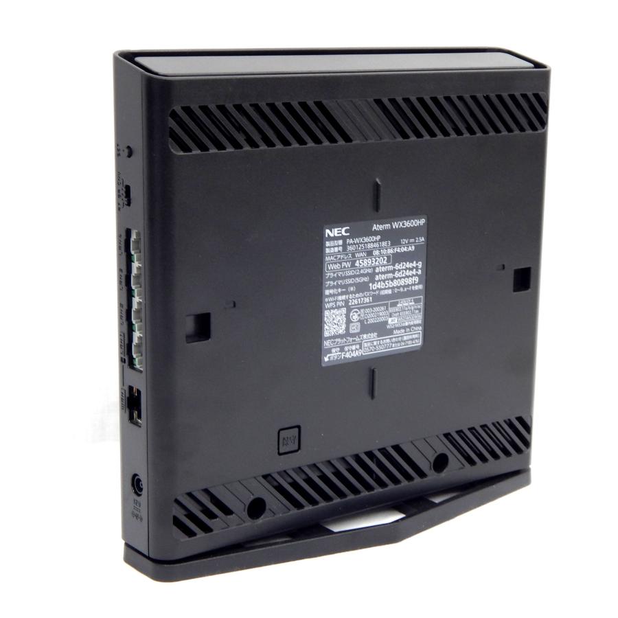 NEC 無線LANルーター Aterm PA-WX3600HP 次世代規格Wi-Fi 6＋安定通信