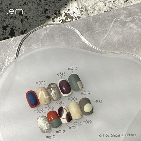 カラーチャート台紙付き】lem. レム カラージェル 全色100色セット 各