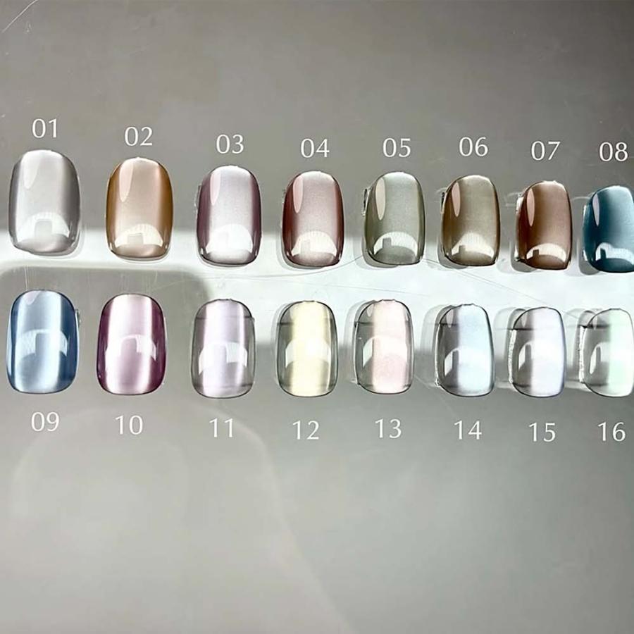 クレト CLETO ジェムマグ 全17色 クリア+01~16 7g マグネットネイル