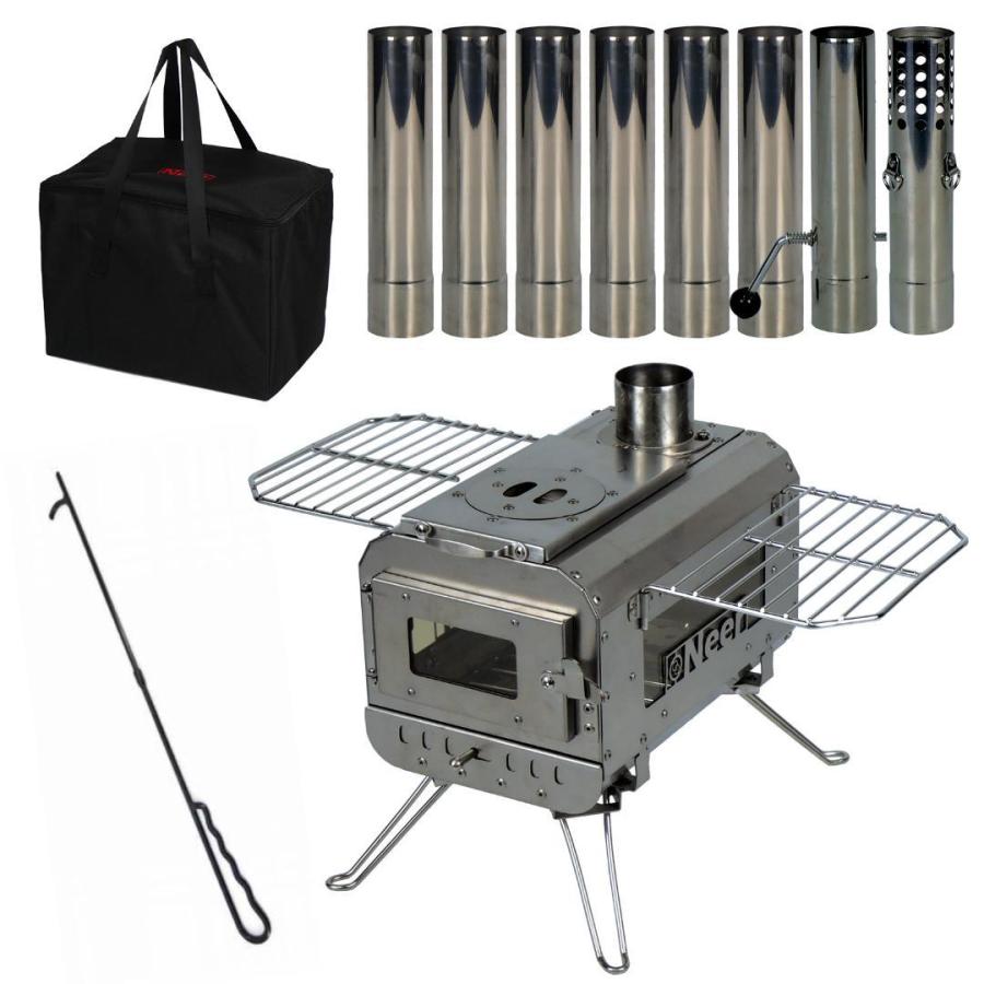 Neer マグマストーブ 薪ストーブ 収納バッグ付 焚き火台 スパーク